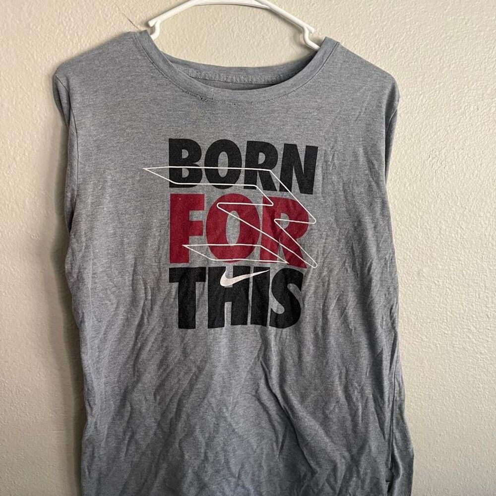 Unbranded Women's Grey and Blue T-shirt